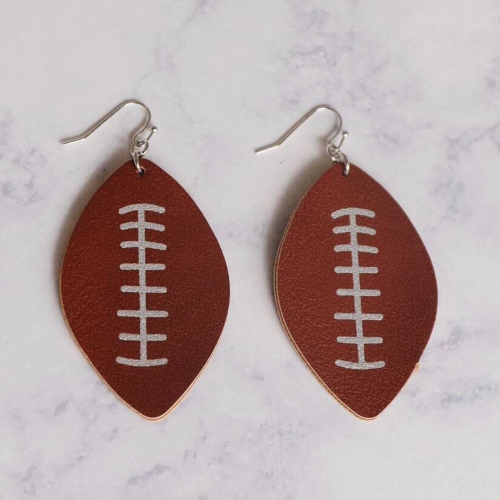 Stadium Lights Football Earrings